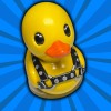Figurine - Canard en harnais