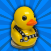 Figurine - Canard en harnais