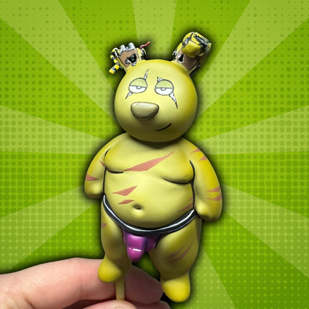 Gallery 20 Custom order: scarred character figure