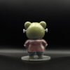 Frankenstein bear figurine, back