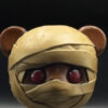 spooky-mummy-detail Mummy bear figurine, detail