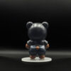 Skeleton bear figurine, back